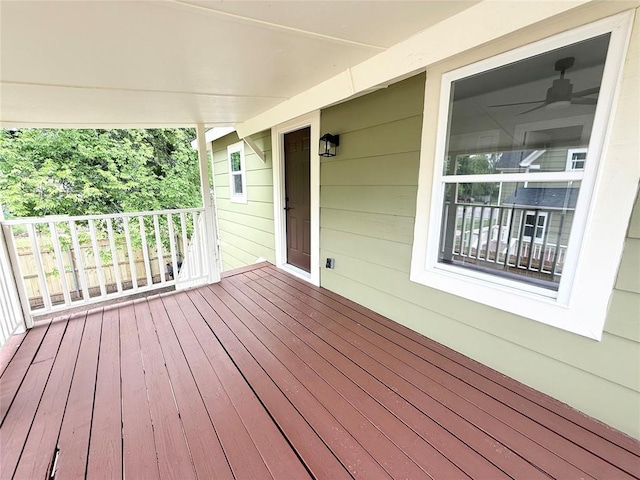 view of deck