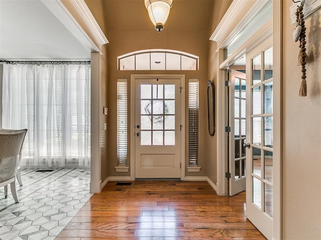 3133 Beacon Hill St, Edmond, OK 73034 - foyer with healthy amount of natural light and hardwood / wood-style floors