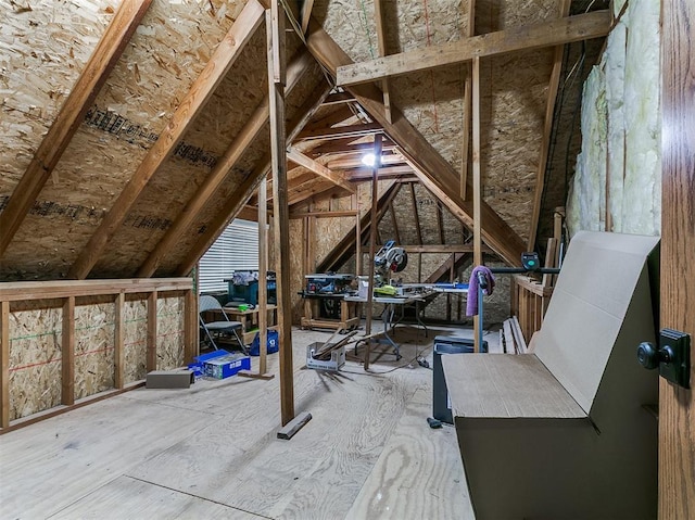 3133 Beacon Hill St, Edmond, OK 73034 - view of unfinished attic