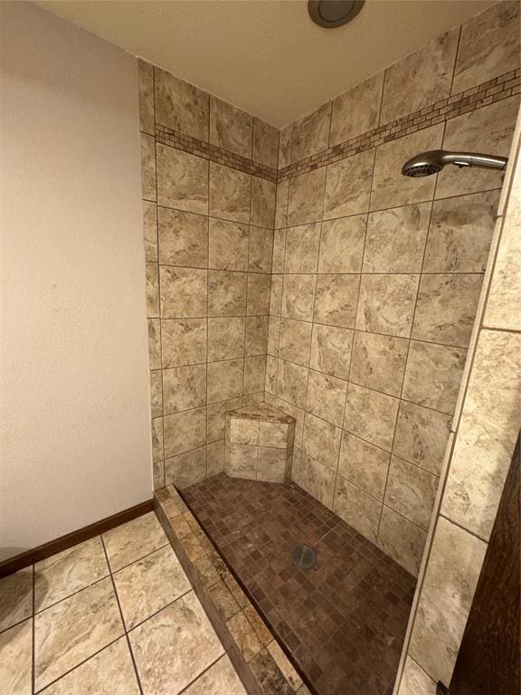 804 William Blvd, Seminole, OK 74868 - full bathroom with a stall shower and baseboards