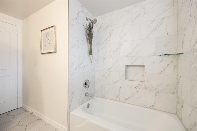 3205 NW 54th Cir, Oklahoma City, OK 73112 - bathroom with baseboards and tub / shower combination