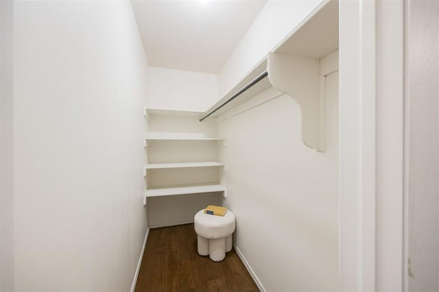 3205 NW 54th Cir, Oklahoma City, OK 73112 - walk in closet featuring wood finished floors