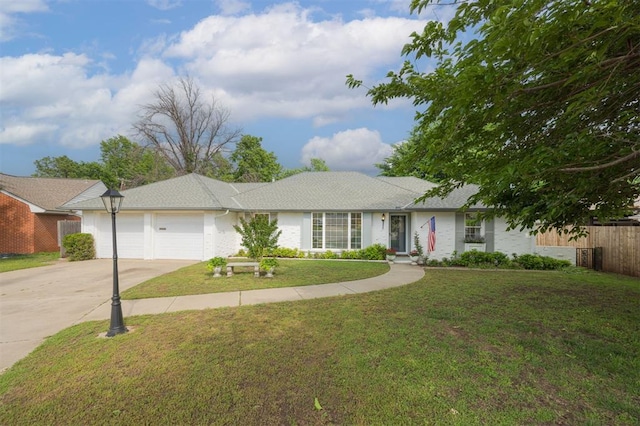 3205 NW 54th Cir, Oklahoma City, OK 73112 - single story home with a garage and concrete driveway