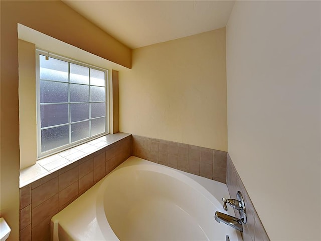 full bath with a bath