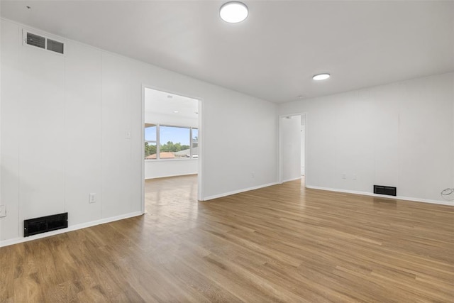3601 N Terry Ave, Oklahoma City, OK 73111 - empty room featuring light wood-type flooring and visible vents