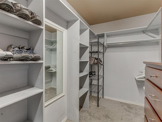 7705 Twin Oaks Dr, Yukon, OK 73099 - spacious closet with carpet flooring