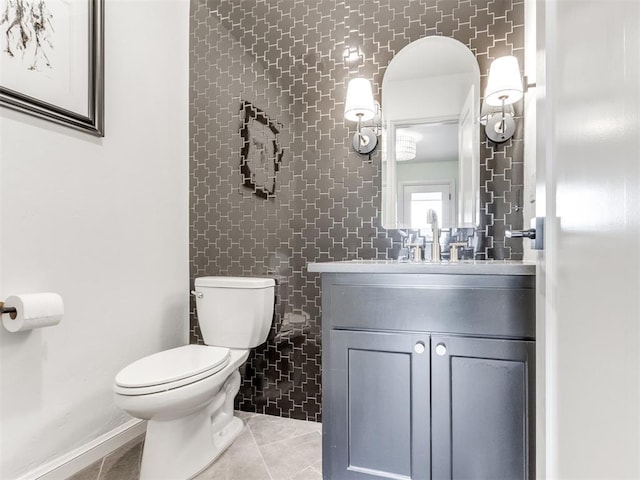 11825 Leaning Elm Rd, Oklahoma City, OK 73120 - bathroom featuring vanity and tile patterned flooring