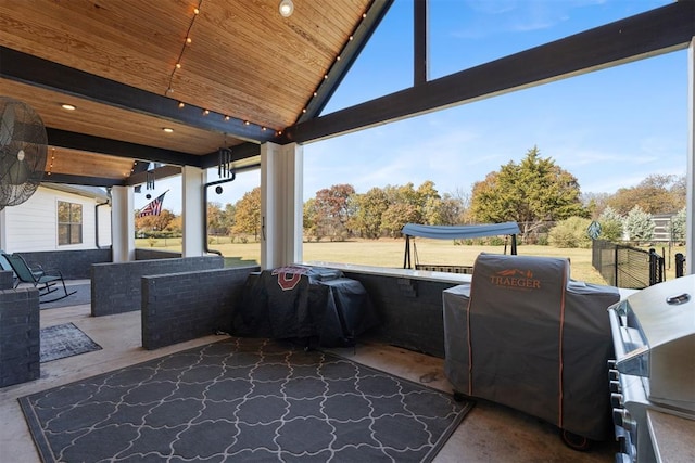 7217 Painted Sky Dr, Edmond, OK 73034 - view of patio featuring a grill