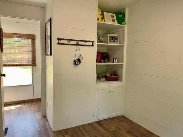 559 Poppy Rd, Broken Bow, OK 74728 - corridor with dark wood-type flooring