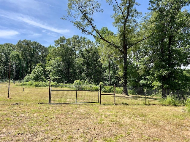 559 Poppy Rd, Broken Bow, OK 74728 - view of yard with a gate and fence