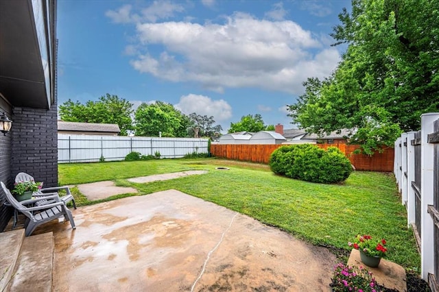 232 S Ranchwood Manor Dr, Oklahoma City, OK 73139 - view of yard featuring a patio area