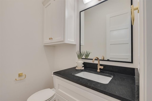 6516 NE 97th St, Oklahoma City, OK 73151 - half bathroom with vanity and toilet