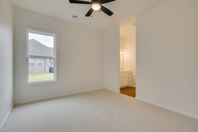 6516 NE 97th St, Oklahoma City, OK 73151 - carpeted empty room with a ceiling fan and baseboards