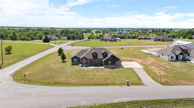 aerial view of property and surrounding area