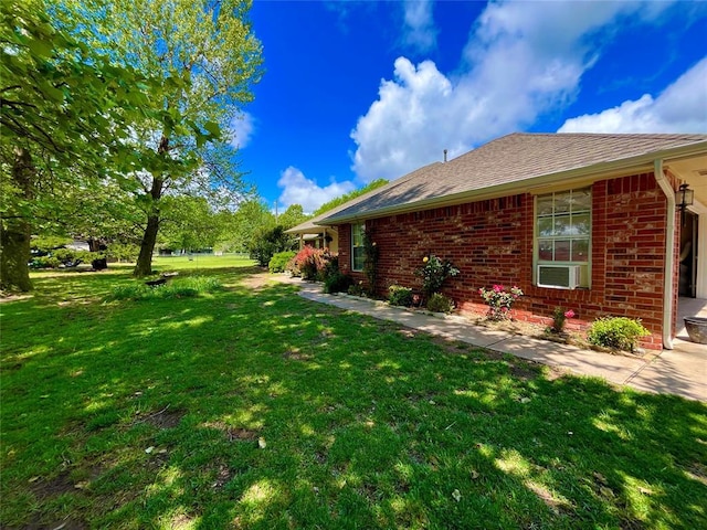 327 Englebretson Ln, Tuttle, OK 73089 - view of grassy yard with cooling unit
