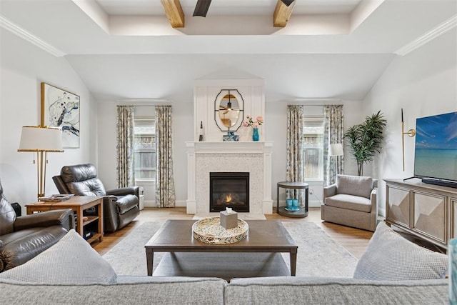 16309 Rangeland Dr, Oklahoma City, OK 73170 - living room featuring wood finished floors and a glass covered fireplace