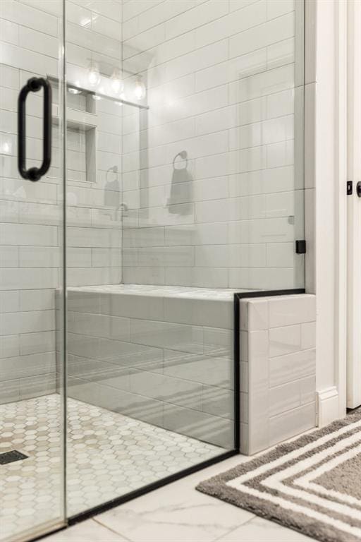 16309 Rangeland Dr, Oklahoma City, OK 73170 - full bathroom with a stall shower