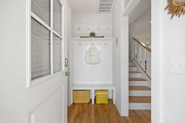 43 Center Ln, Carlton Landing, OK 74432 - mudroom with wood finished floors