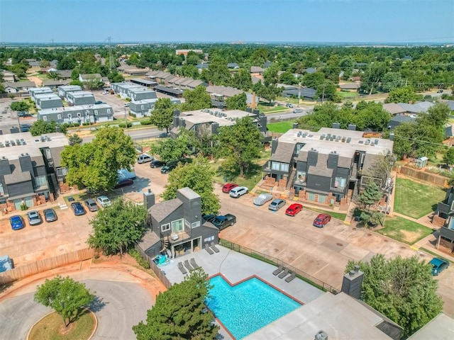 11530 N May Ave Unit D303, Oklahoma City, OK 73120 - aerial view of a pool