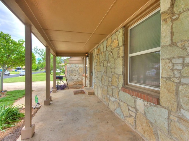 1829 Westchester Dr, Oklahoma City, OK 73120 - view of patio with covered porch
