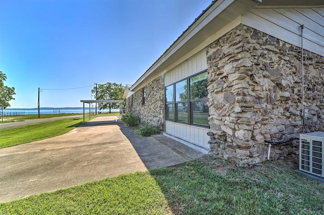 519 N J St, Eufaula, OK 74432 - view of property exterior with stone siding