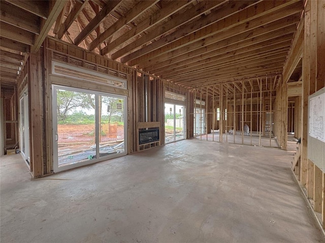 6201 Canopy Ln, Edmond, OK 73025 - unfurnished living room with a fireplace