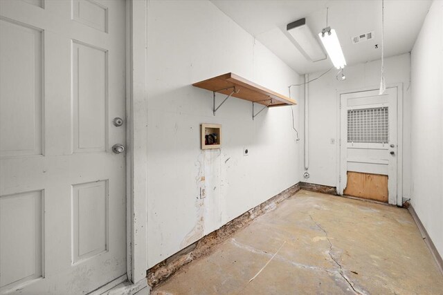3222 Wilshire Ter, Oklahoma City, OK 73116 - washroom featuring hookup for a washing machine and electric dryer hookup