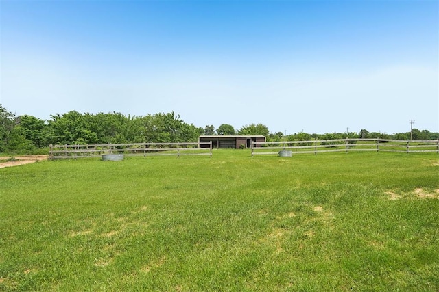 18421 State Highway 24, Purcell, OK 73080 - view of yard with a rural view
