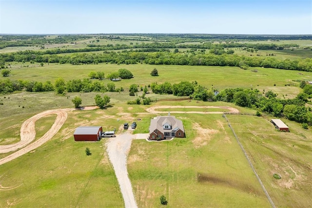 18421 State Highway 24, Purcell, OK 73080 - aerial view of sparsely populated area featuring a pastoral area