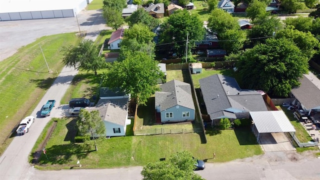 503 W Martin St, El Reno, OK 73036 - aerial perspective of suburban area