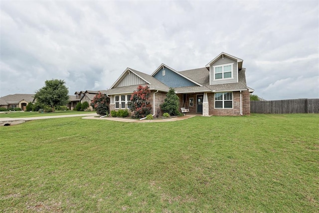 18337 Tombstone Trl, Norman, OK 73072 - craftsman-style house featuring brick siding