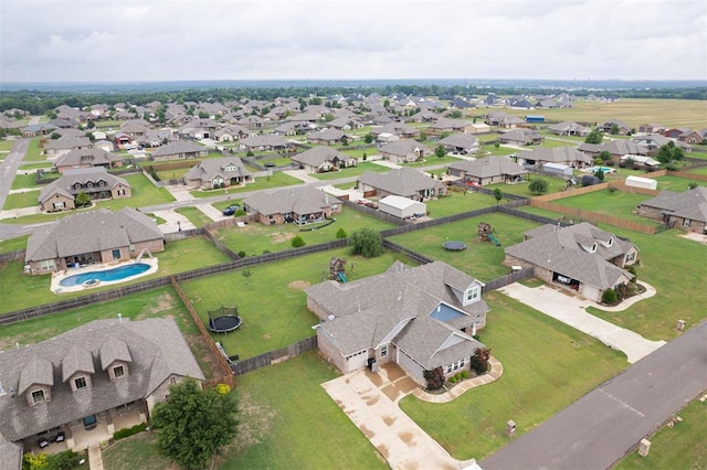 18337 Tombstone Trl, Norman, OK 73072 - aerial view of property's location featuring nearby suburban area and a pool