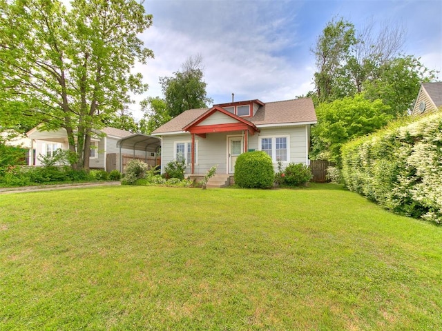 3617 N Westmont St, Oklahoma City, OK 73118 - bungalow-style home with a carport