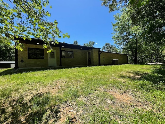 1920 Glover Golden Rd, Broken Bow, OK 74728 - view of yard featuring central AC unit