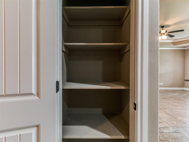 view of closet