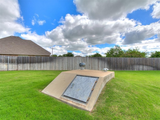 entry to storm shelter