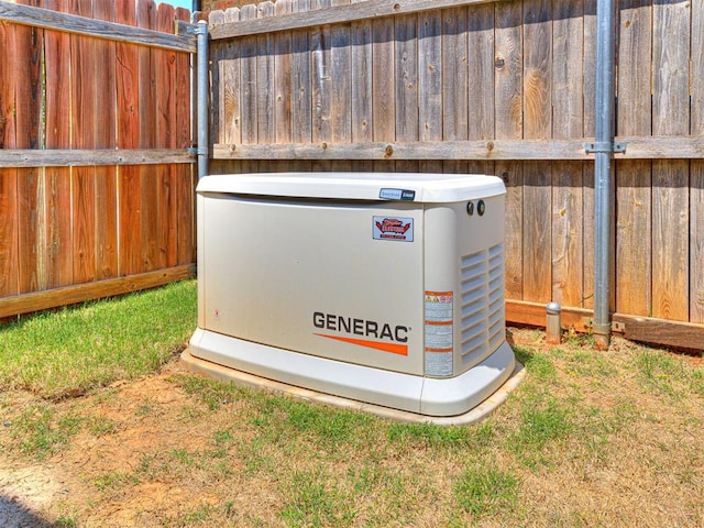 exterior view of a power unit