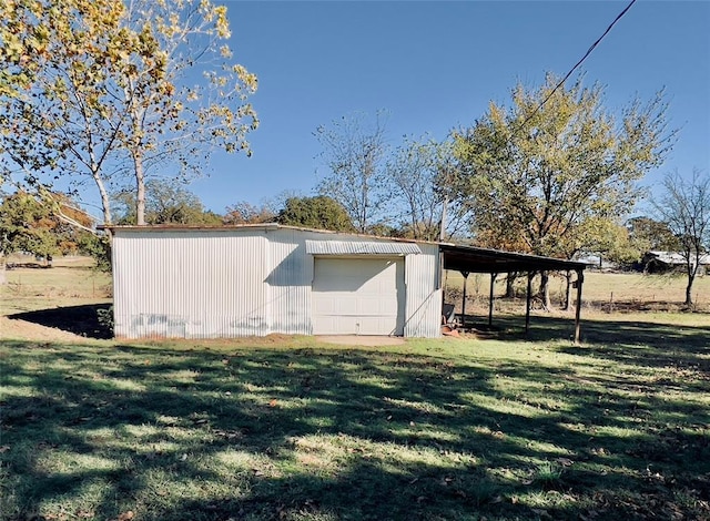 36040 E 1140th Rd Unit 114Rd, Seminole, OK 74868 - view of outdoor structure