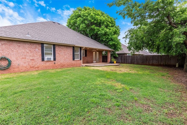 2617 Tracys Ter, Edmond, OK 73013 - view of yard featuring a patio area and cooling unit
