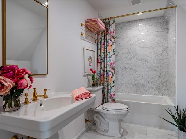 6119 NW Grand Blvd, Oklahoma City, OK 73118 - full bath with toilet and shower / tub combo