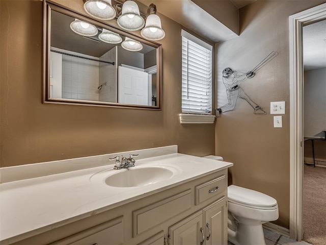 1409 Echohollow Trl, Edmond, OK 73025 - bathroom with toilet and vanity
