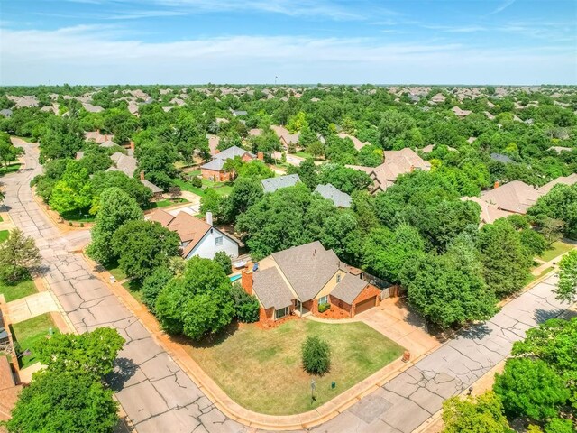 1409 Echohollow Trl, Edmond, OK 73025 - aerial view