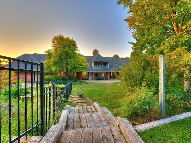 view of yard
