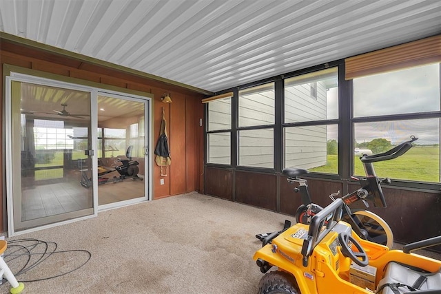 11747 N 2240th Rd, Cordell, OK 73632 - view of sunroom / solarium