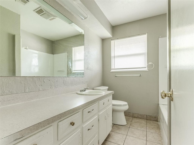 4704 Lisa Ln, Oklahoma City, OK 73115 - full bath with vanity, tile patterned flooring, and tub / shower combination