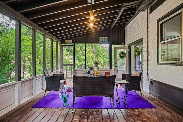 3715 N Mckinley Ave, Oklahoma City, OK 73118 - sunroom / solarium with vaulted ceiling and plenty of natural light