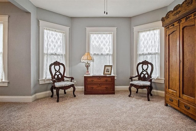 3715 N Mckinley Ave, Oklahoma City, OK 73118 - living area with light carpet and baseboards