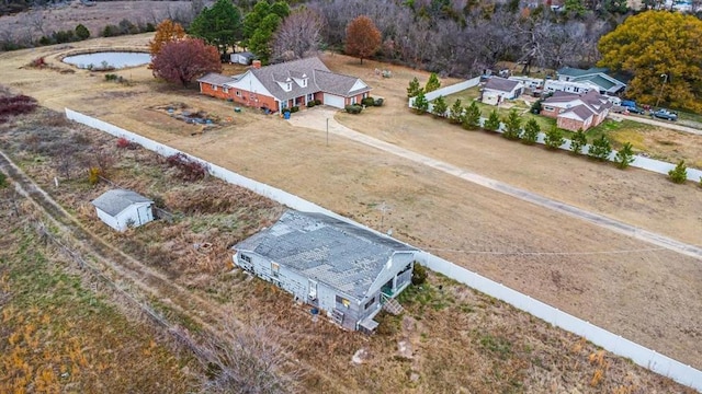 10015 S Bryant Rd, Henryetta, OK 74437 - aerial view of property and surrounding area