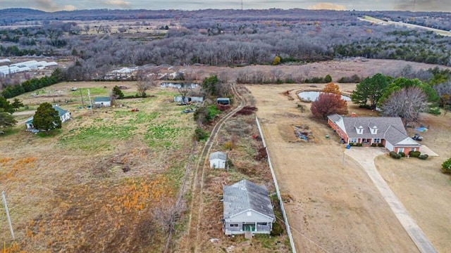 10015 S Bryant Rd, Henryetta, OK 74437 - aerial overview of property's location