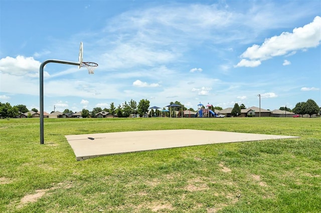 12032 SW 10th St, Yukon, OK 73099 - view of home's community featuring a yard